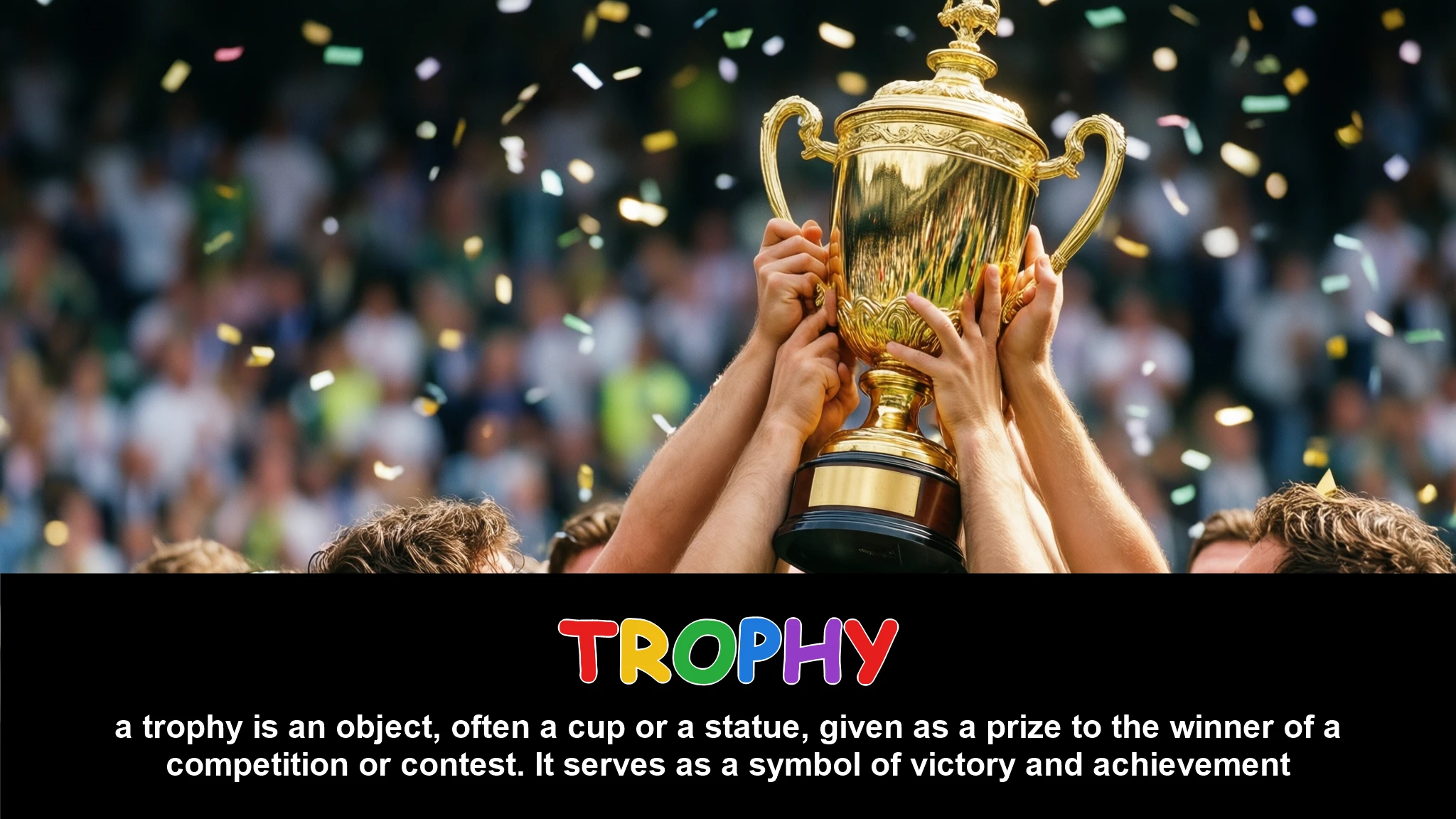 English Illustration for trophy
